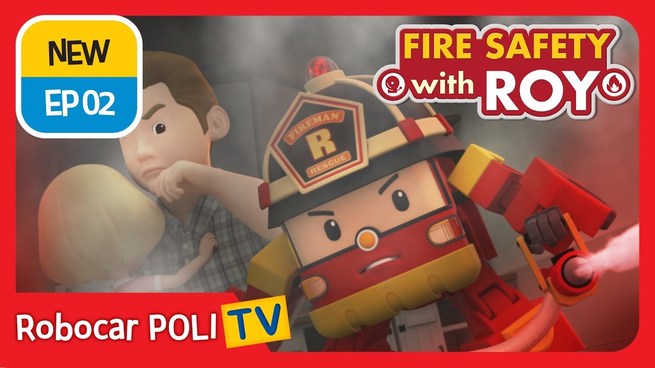 🔥Fire safety with Roy | EP02 | Be Careful In the Kitchen | Robocar POLI | Kids animation