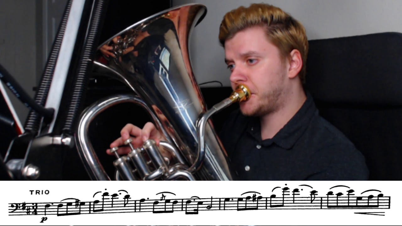 TMEA 2019-2020 Euphonium Etude 1 - A Major