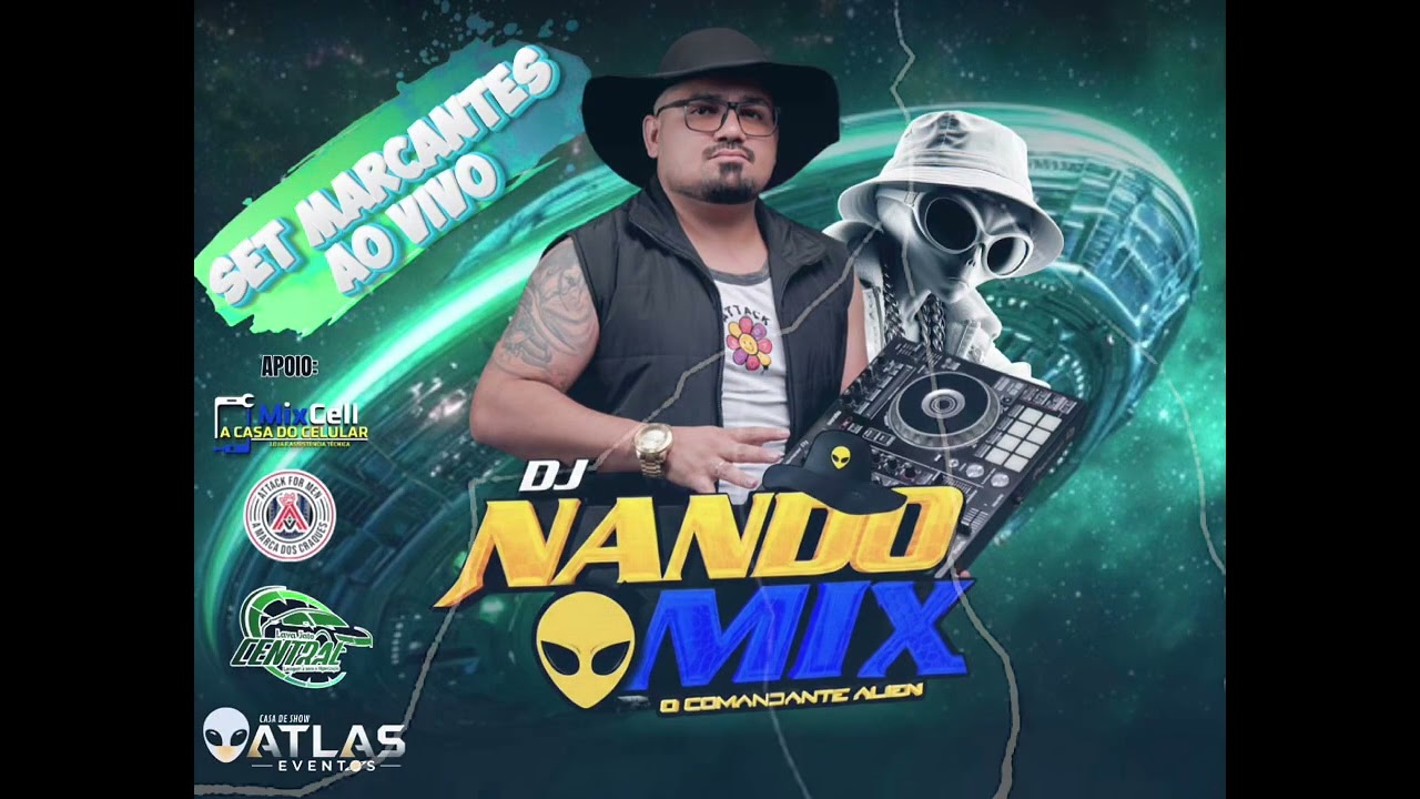 SET MARCANTES AO VIVO ( DJ NANDO MIX O COMANDANTE ALIEN) ( 21/02/26 #musica #festas #showbiz 