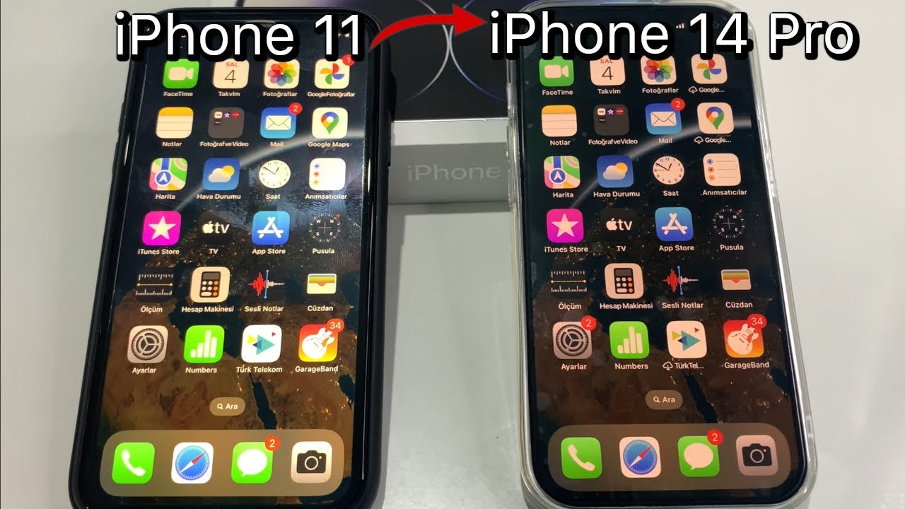 Eski iPhone'u Yeni iPhone'a Aktarma  11 den 14 proya