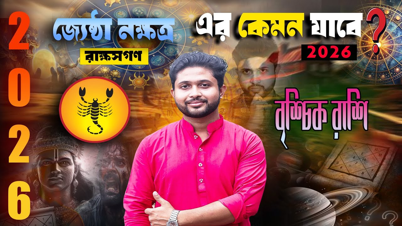 2026। নতুন বছর কেমন যাবে জ্যেষ্ঠা নক্ষত্রের? Jestha Nakshatra । জ্যেষ্ঠা নক্ষত্র ,রাক্ষস গন ।