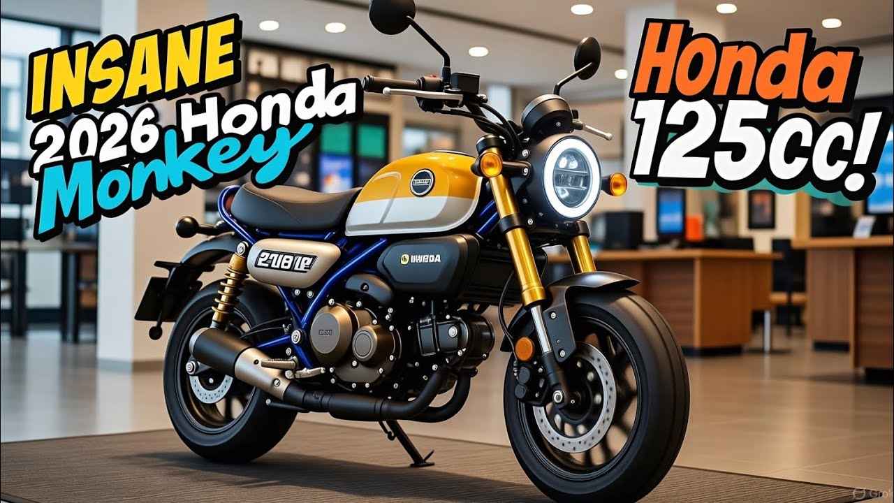 🔥 2026 Honda Monkey 125cc – Final Launched & Full Review!