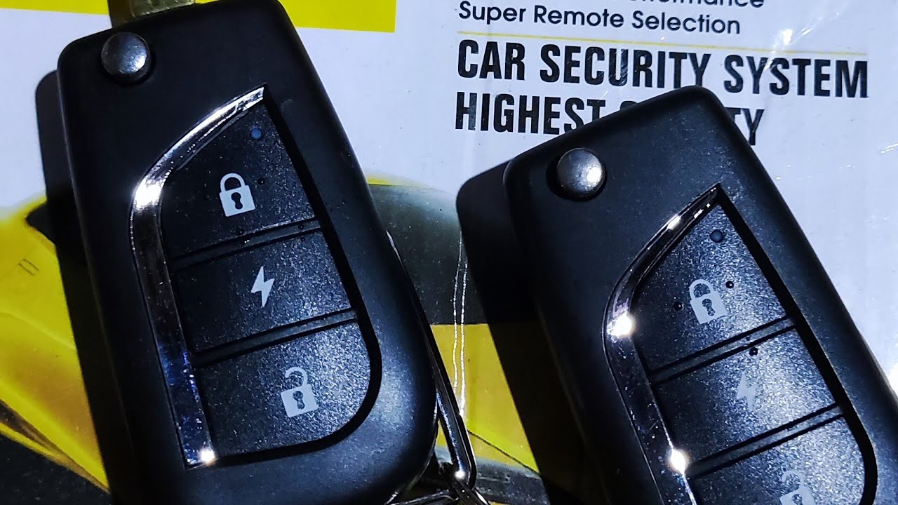 Cara pasang remot alarm universal pada mobil fortuner lama tahun 2010-2013.