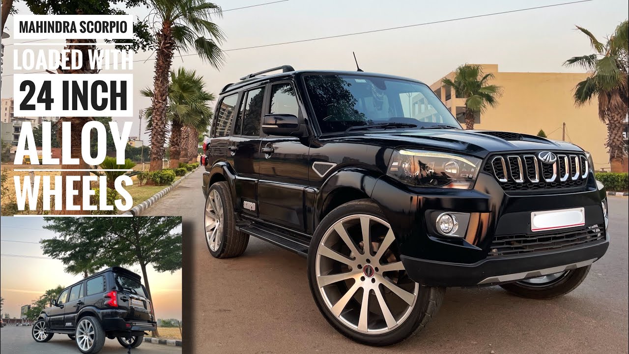 Massive 24 Inch Alloy Wheels 😨Installed in Mahindra Scorpio 2022 || Kiran Nation Vlogs