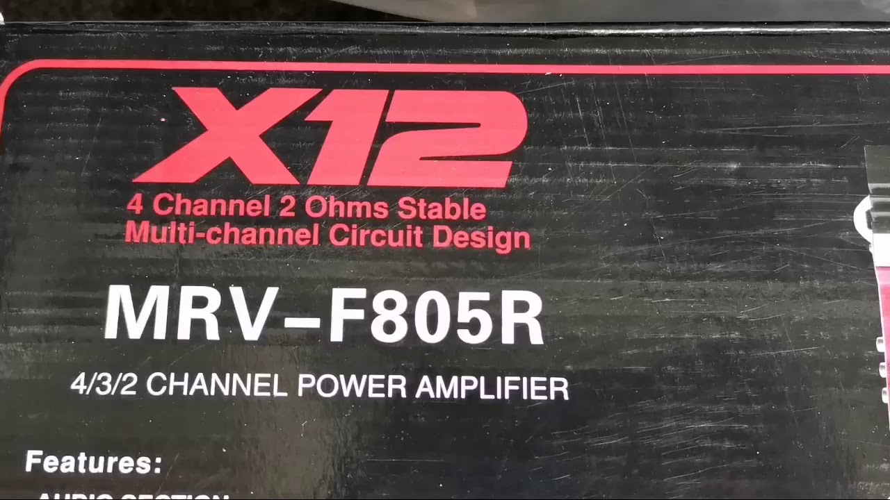 UNBOXING X12 AMPLIFIER | CAR SOUND SYSTEM | CAR AUDIO