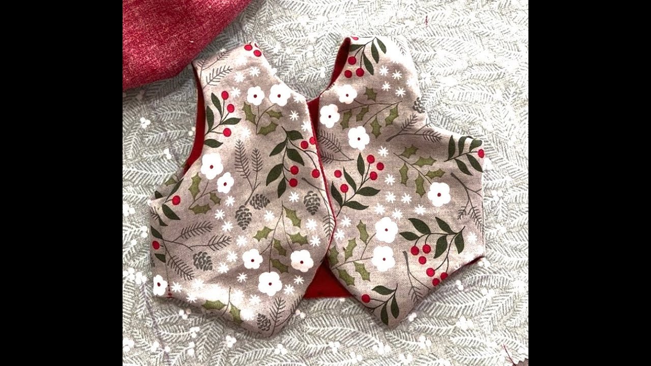 How to make a teddy bear (or bunny) Vest - Very easy! The pattern link is in the description below.