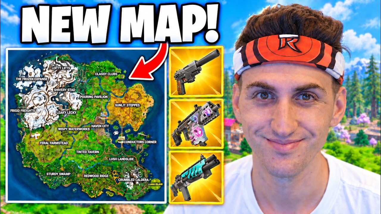 Эта *НОВАЯ* карта в Fortnite &laquo;Королевская битва&raquo; &mdash; ПРОСТО БЕЗУМИЕ!