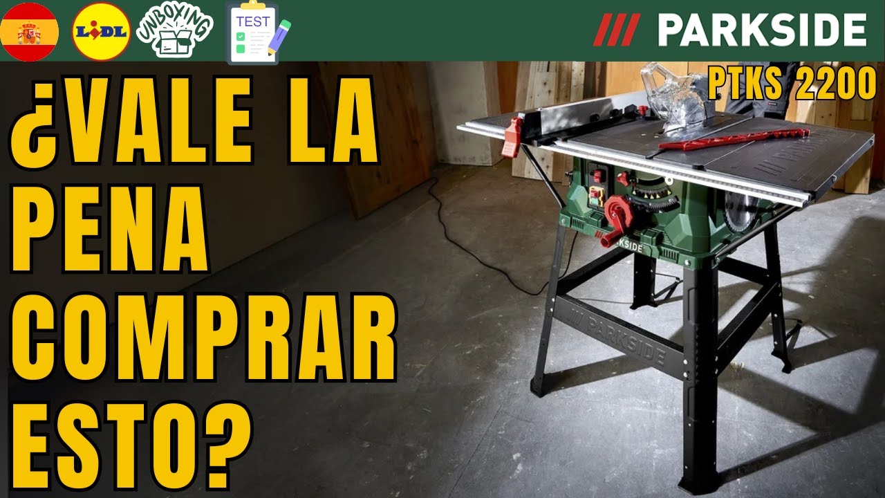SIERRA CIRCULAR DE MESA Parkside PTKS 2200 A1 ESPAÑA ESPAÑOL LIDL