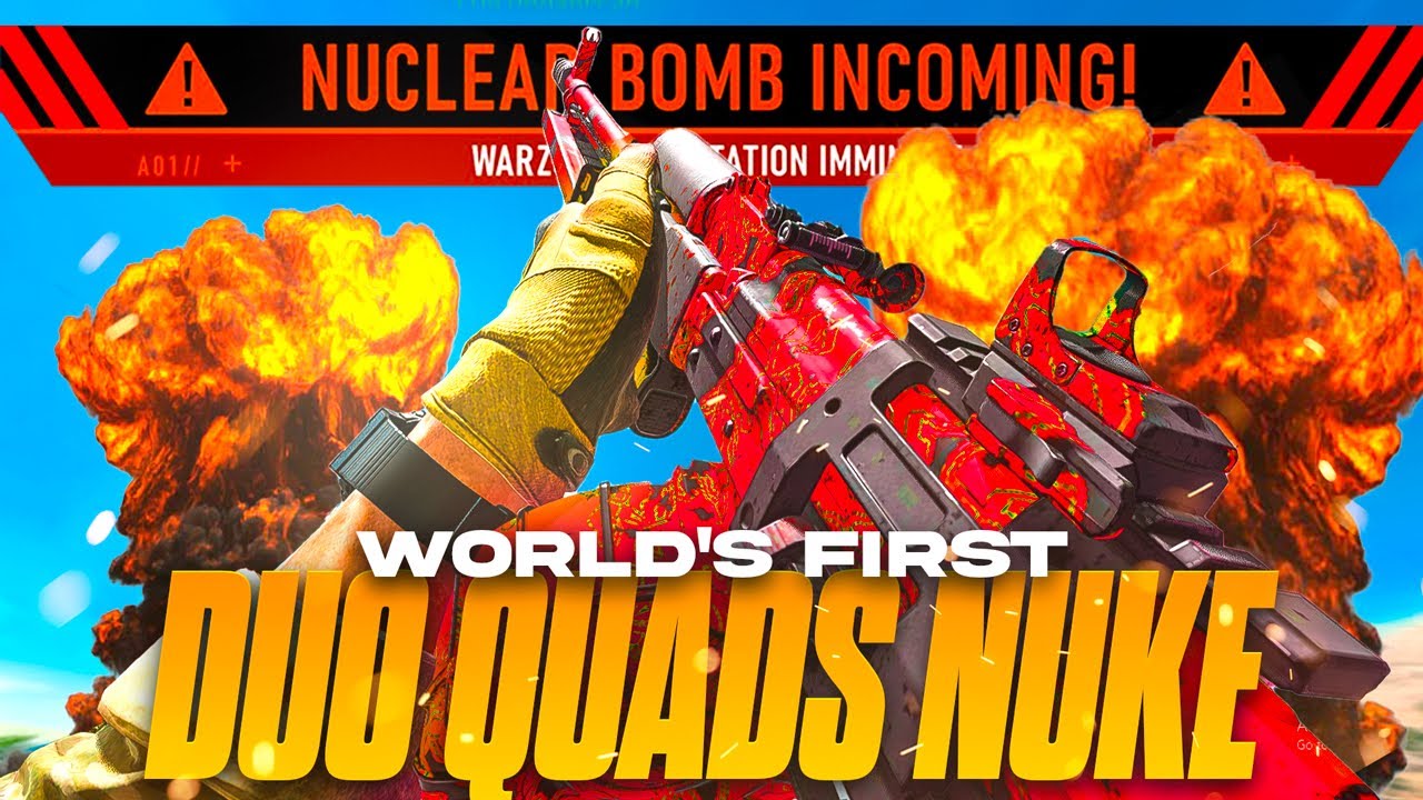 THE WORLD'S FIRST DUO QUADS NUKE IN WARZONE 2!