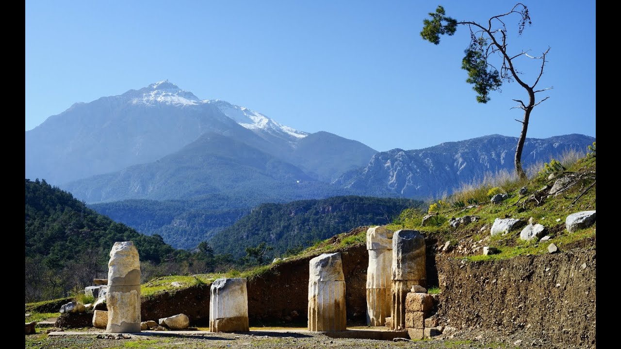 Phaselis (&Phi;&alpha;&sigma;&eta;&lambda;ί&sigmaf;) Ancient Lycian City in Southern Turkey