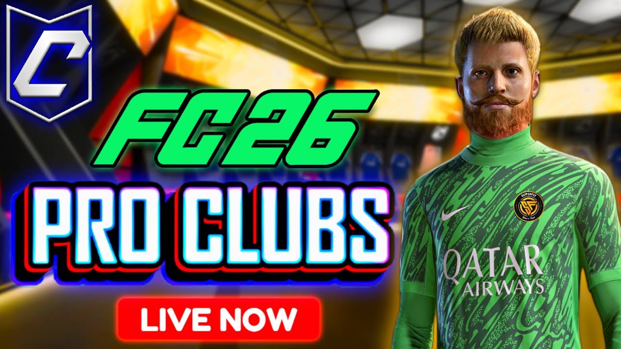 🔴 LIVE: EA FC 26 Pro Clubs |  THE GREATEST TO EVER DO IT IS BACK 🧤⚽    - EA PARTNER