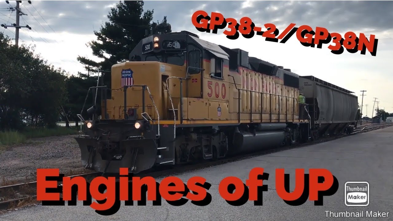 Engines of UP- GP38-2/GP38N