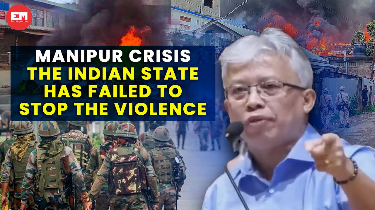 Meitei JNU professor questions government over continuing violence in Manipur