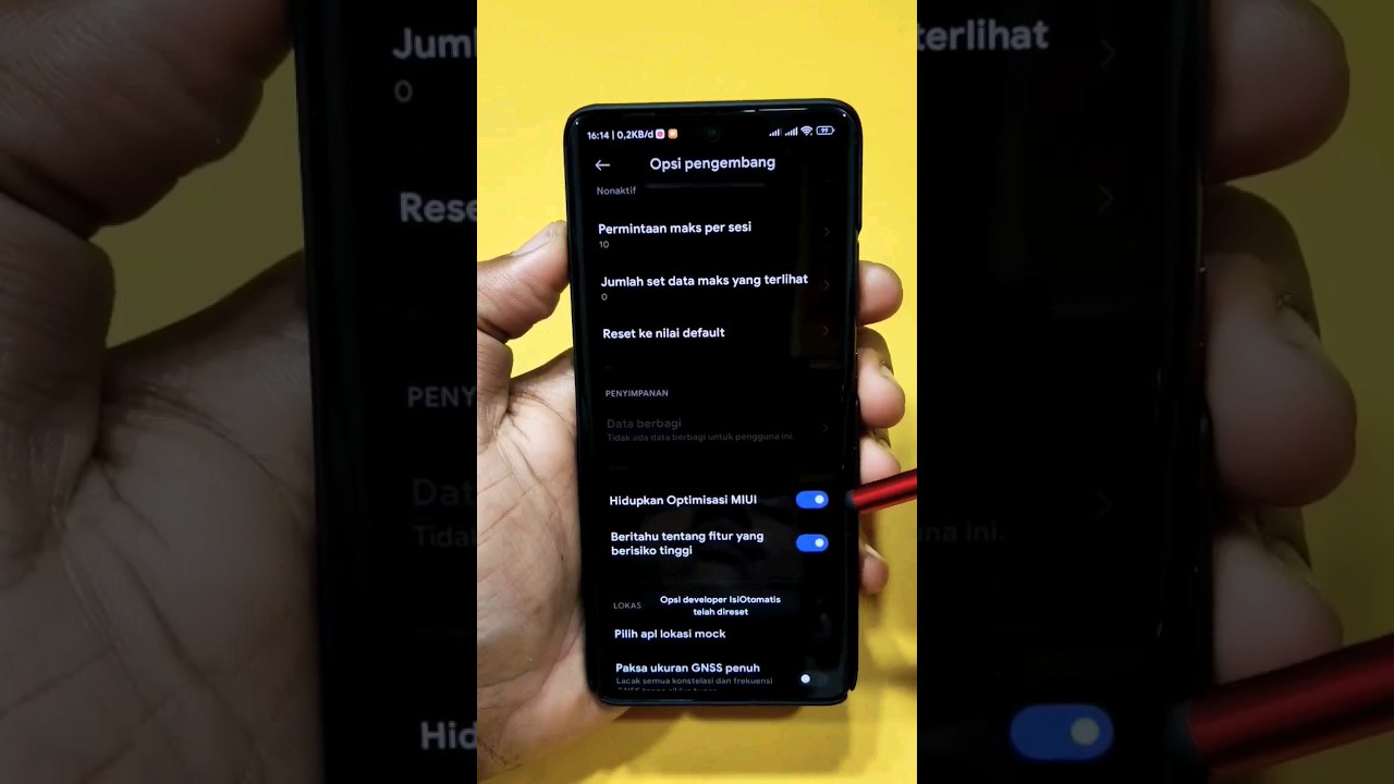 Munculkan Kembali Optimasi MIUI Yang Hilang