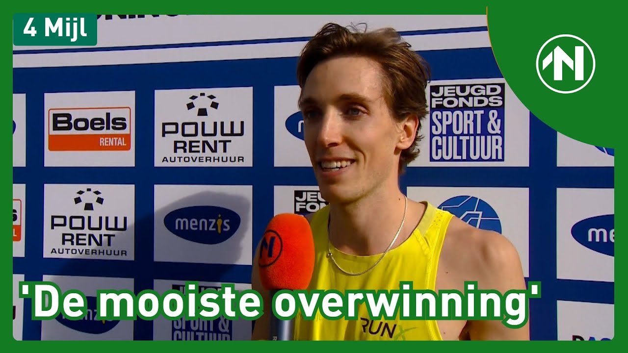 NIK LEMMINK is de eerste GRONINGSE winnaar van de 4 Mijl