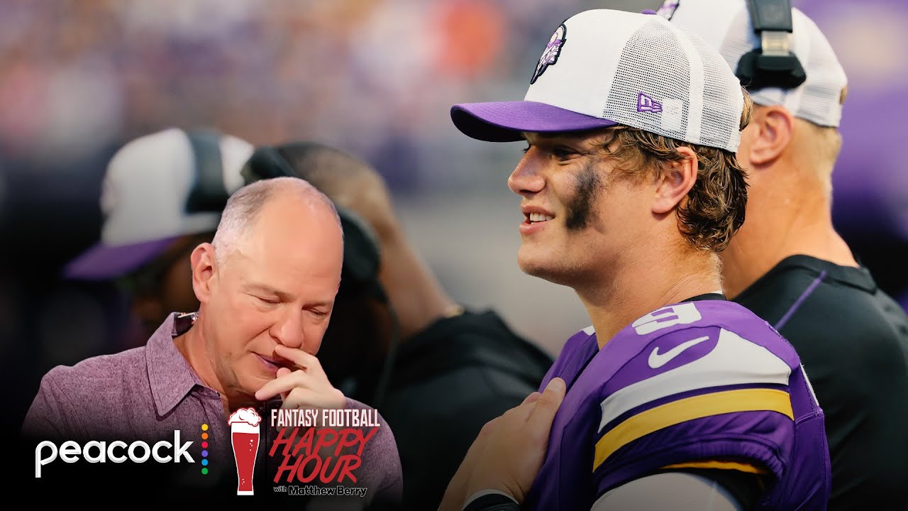 J.J. McCarthy, Jahmyr Gibbs injuries affecting fantasy | Fantasy Football Happy Hour | NFL on NBC