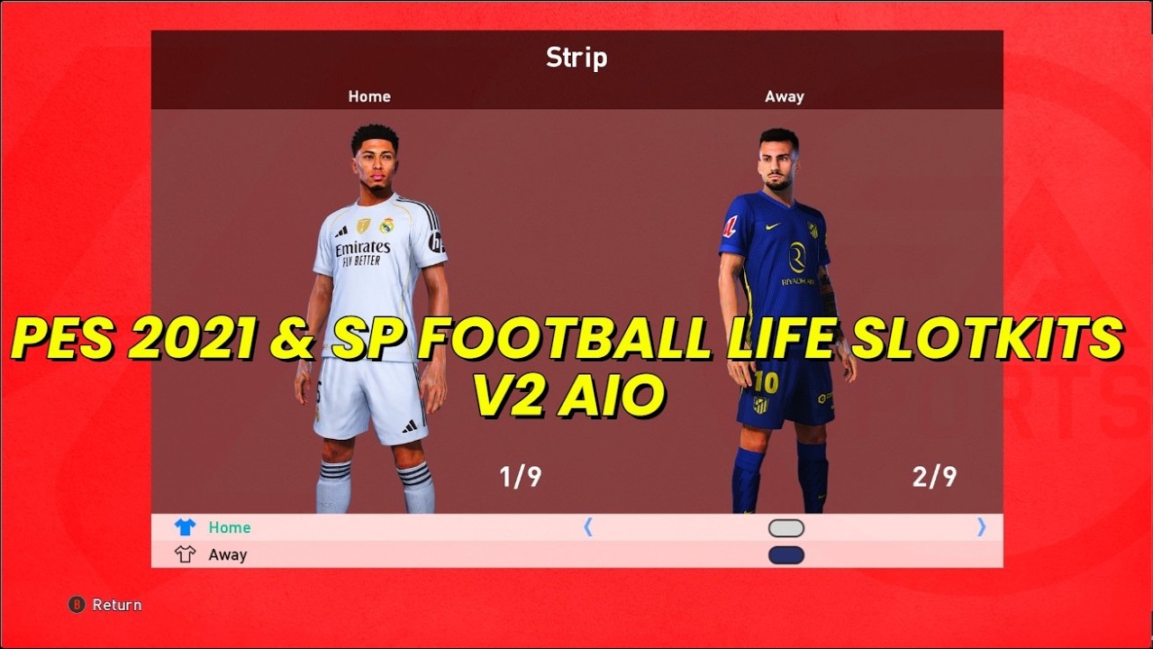 PES 2021 & SP FOOTBALL LIFE SLOTKITS V2 AIO