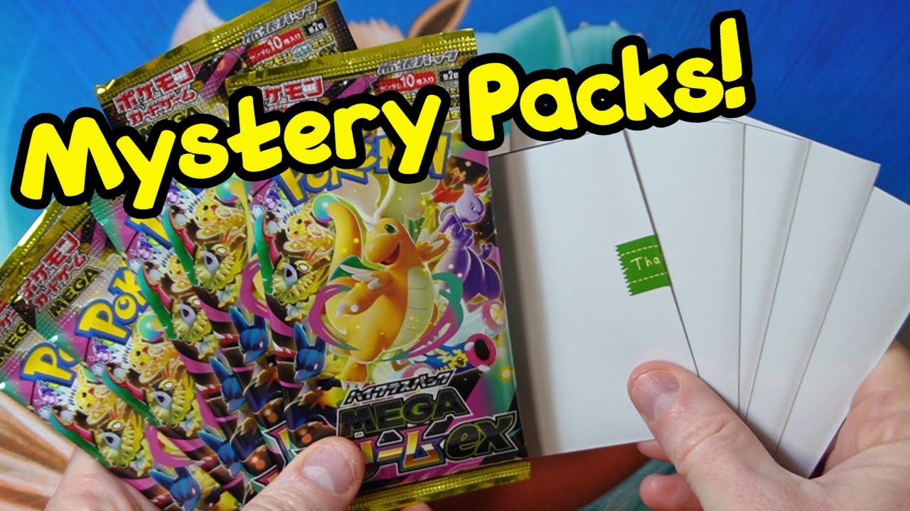 Распаковка 442-го загадочного набора Pokemon TCG Vending Machine и Mega Dream!