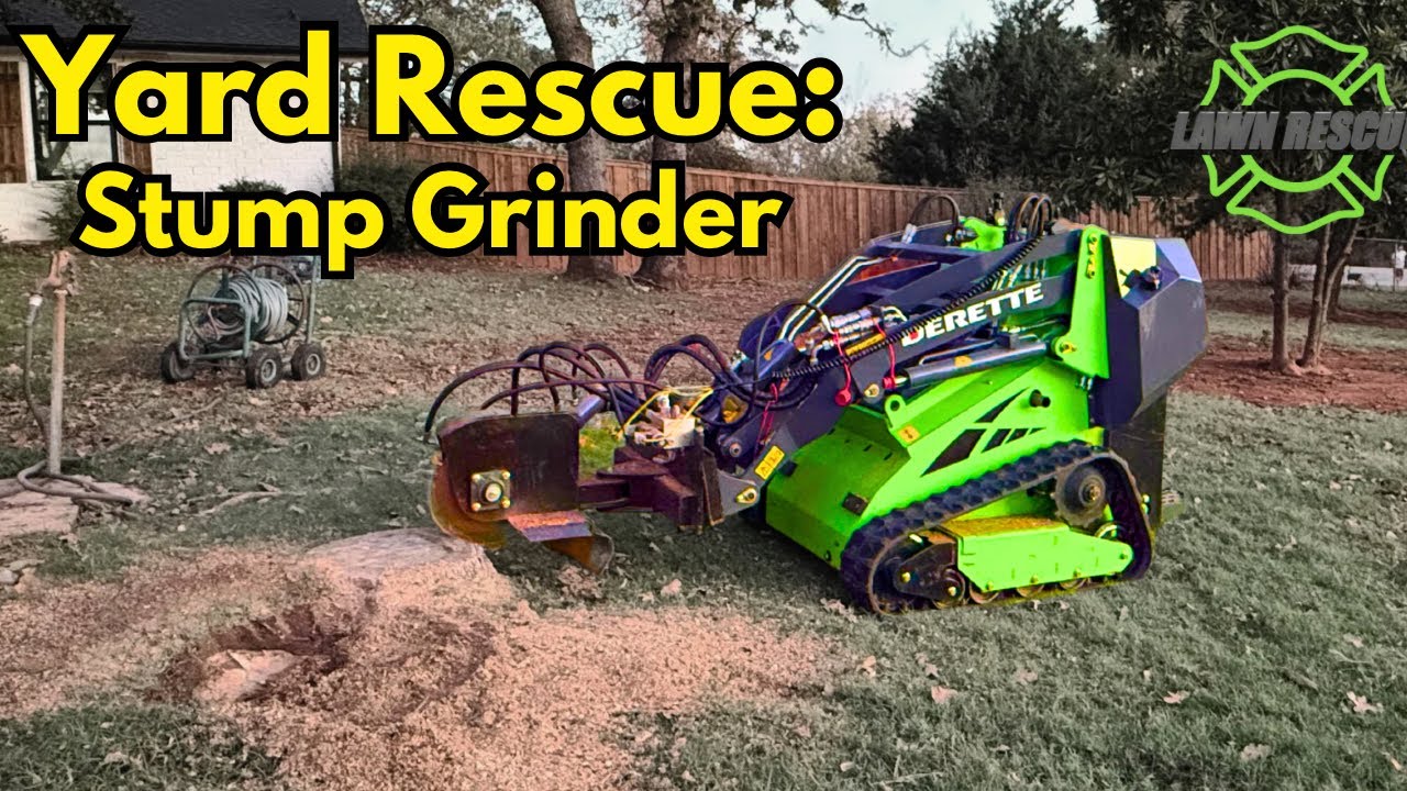 $1500 Stump Grinder for my Chinese Mini Skid Steer: Is It Worth The Cost?