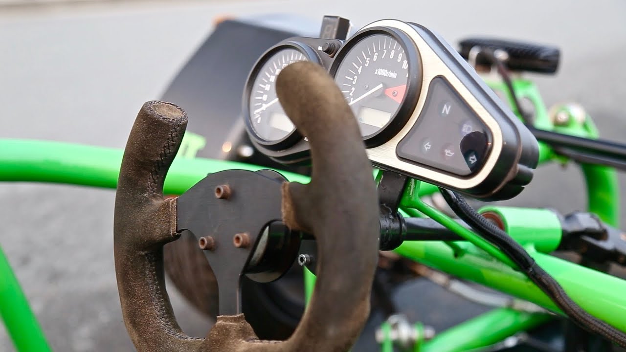 Behind the Wheel of the AMT3 Trike!