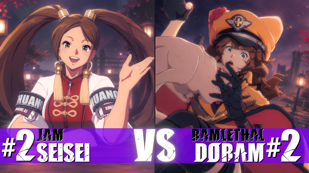 GGST ✪ SEISEI (#2 Ranked Jam) VS DORAM (#2 Ranked Ramlethal) | GGST High Level Match Replay