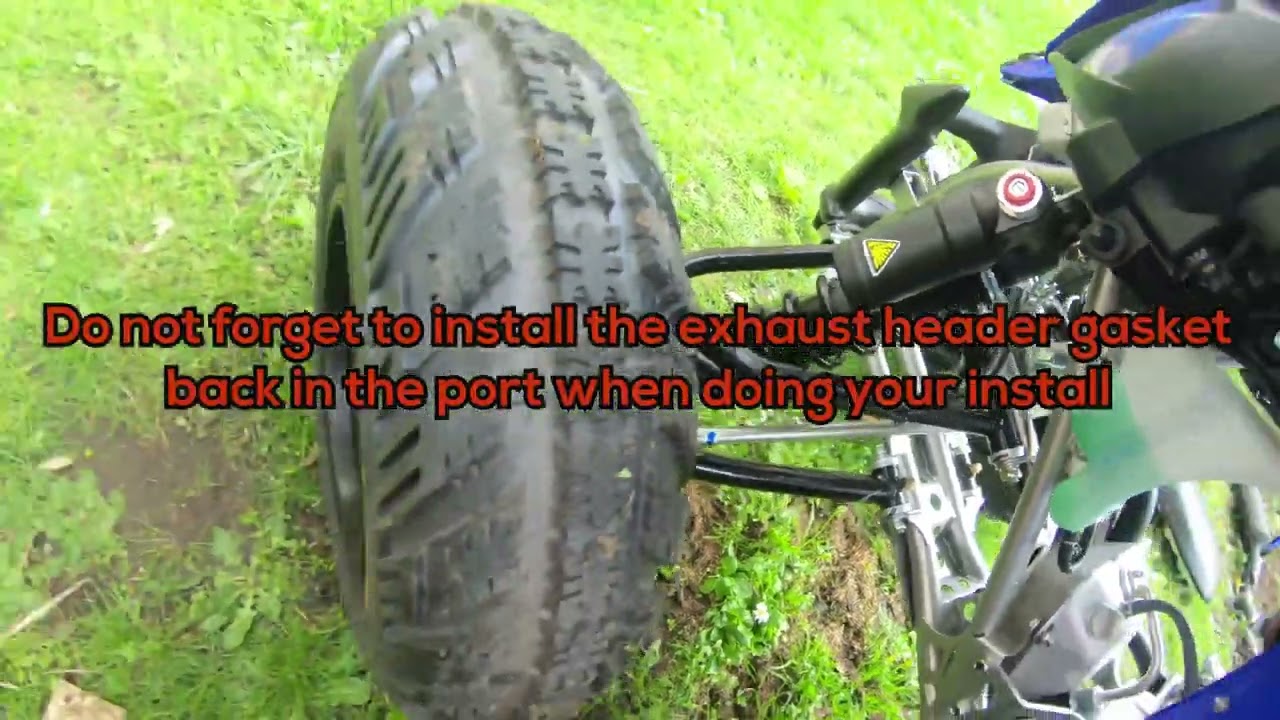 2023 Yamaha Raptor Big Gun Ballistics exhaust install