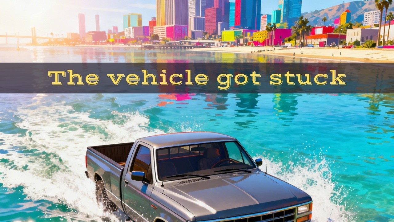 Water Driving with a Crazy Vehicle 😱💦 | Got Stuck in GTA V