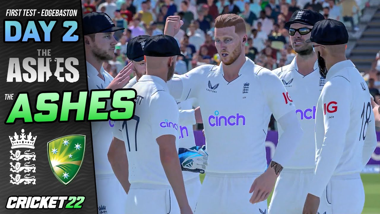 COUNTER ATTACK - First Test - Edgbaston Day 2 (Cricket 22)
