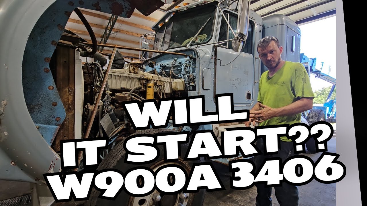 ЗАВЕДЕТСЯ ЛИ ОНА? '81 W900A KENWORTH 3406 CAT Можно ли ее СПАСТИ?!