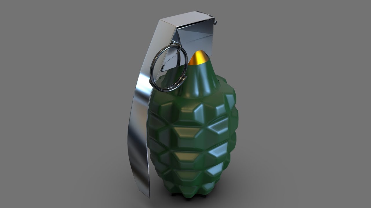 Grenade Blender 2.8 Modeling