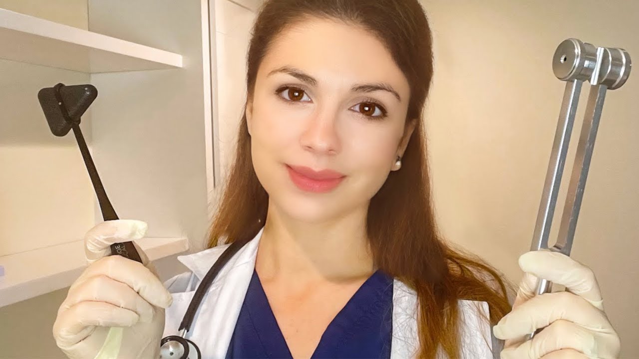 ASMR Full Cranial Nerve Exam (Eye Exam, Ear Exam, Face Exam) Soft Spoken Medical Role play