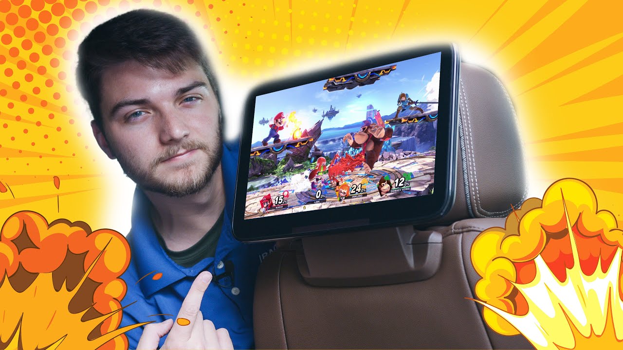 Playing Nintendo Switch in your 2021 Tahoe/Suburban?! - All-new Rear Entertainment System 😱🔥
