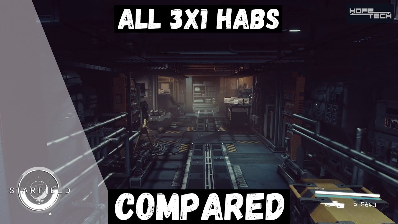 Starfield Tips | Comparing all 3x1 Habs