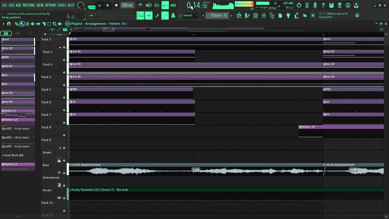 kai angel - chelsea smile разбор бита [89.384940% accuracy]