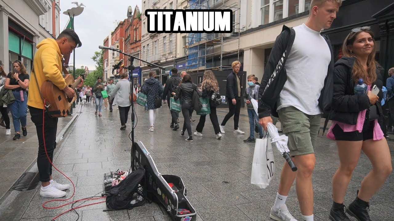 busking: titanium - david guetta ft. sia