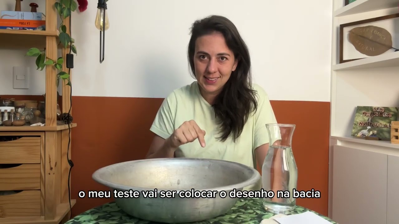 Desenho Molhado | Vamos Brincar com a natureza?