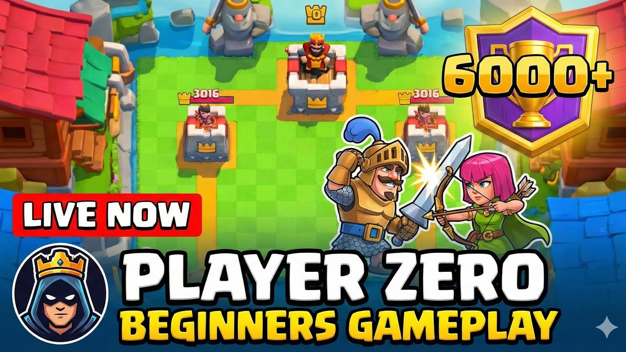 zoro is live 1am ladder push CLASH ROYALE 