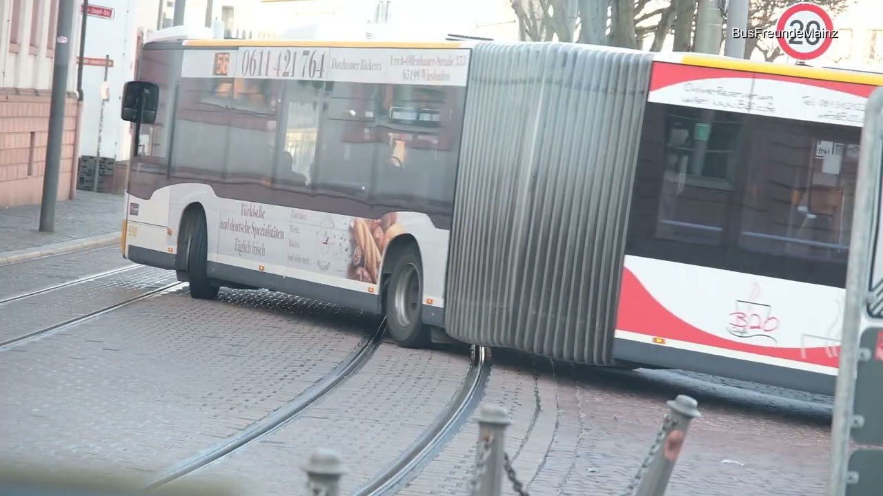 Mainz zum Anfassen - ÖPNV hautnah - BusFreundeMainz - HD