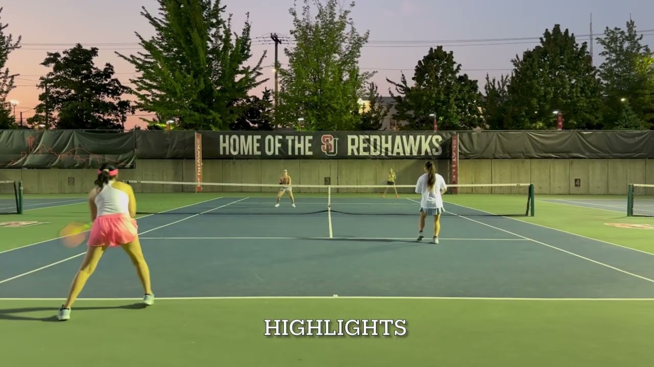 NTRP 4.5/4.0 Tennis +8.0  mixed Doubles  - Tuesday Night Extended Highlights