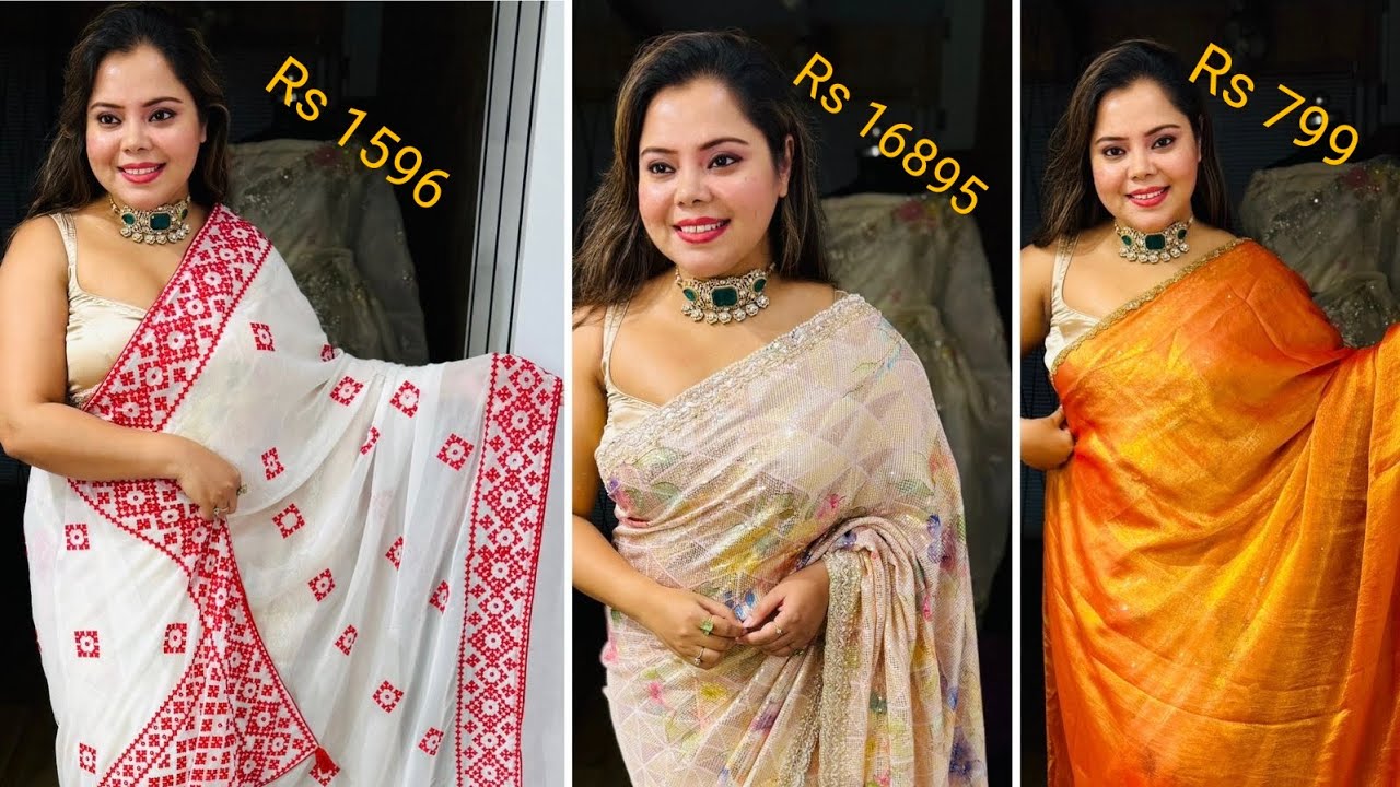 Gulmohar Saree Live|| Exclusive Designer Sarees Newlaunch Dhamaka Sale|| Booking No 7003784526