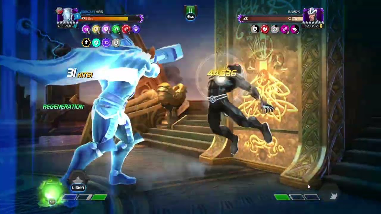 MCOC : Rank 2 Superior Iron man takes down 10 bars Versus Havoc!