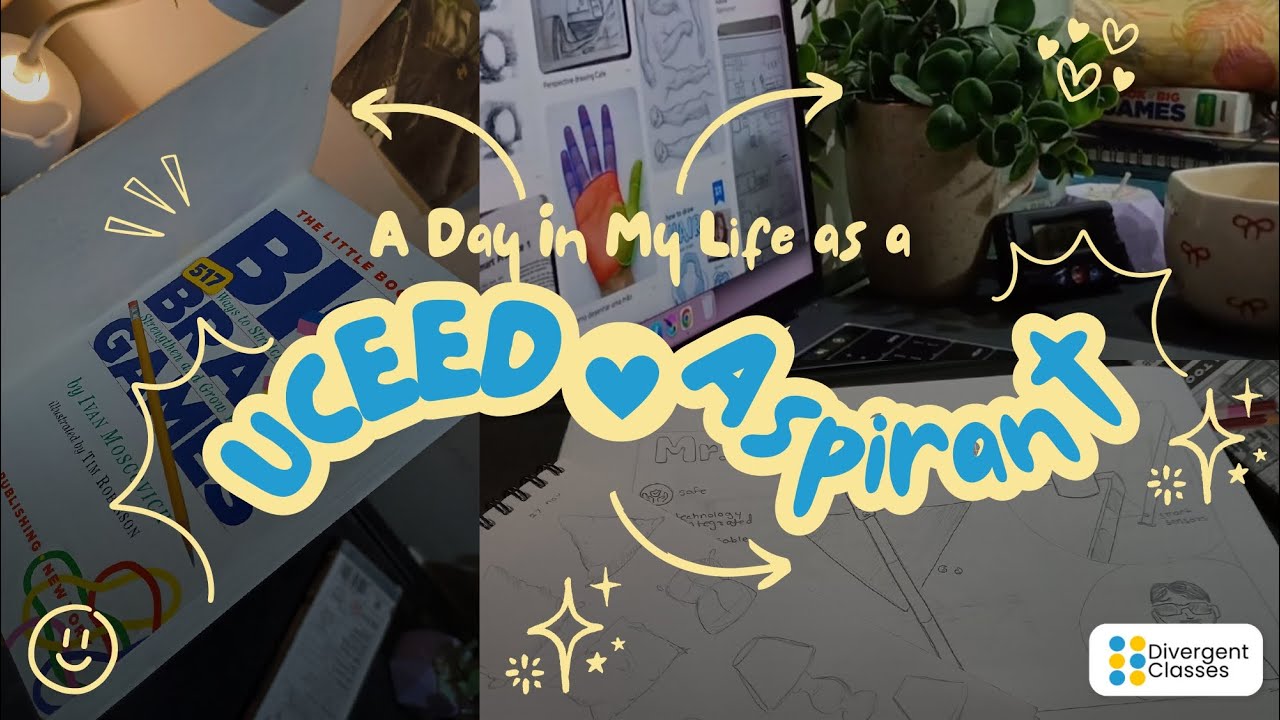 Day In My Life as a UCEED Aspirant | Drop Year Student | Divergent Classes