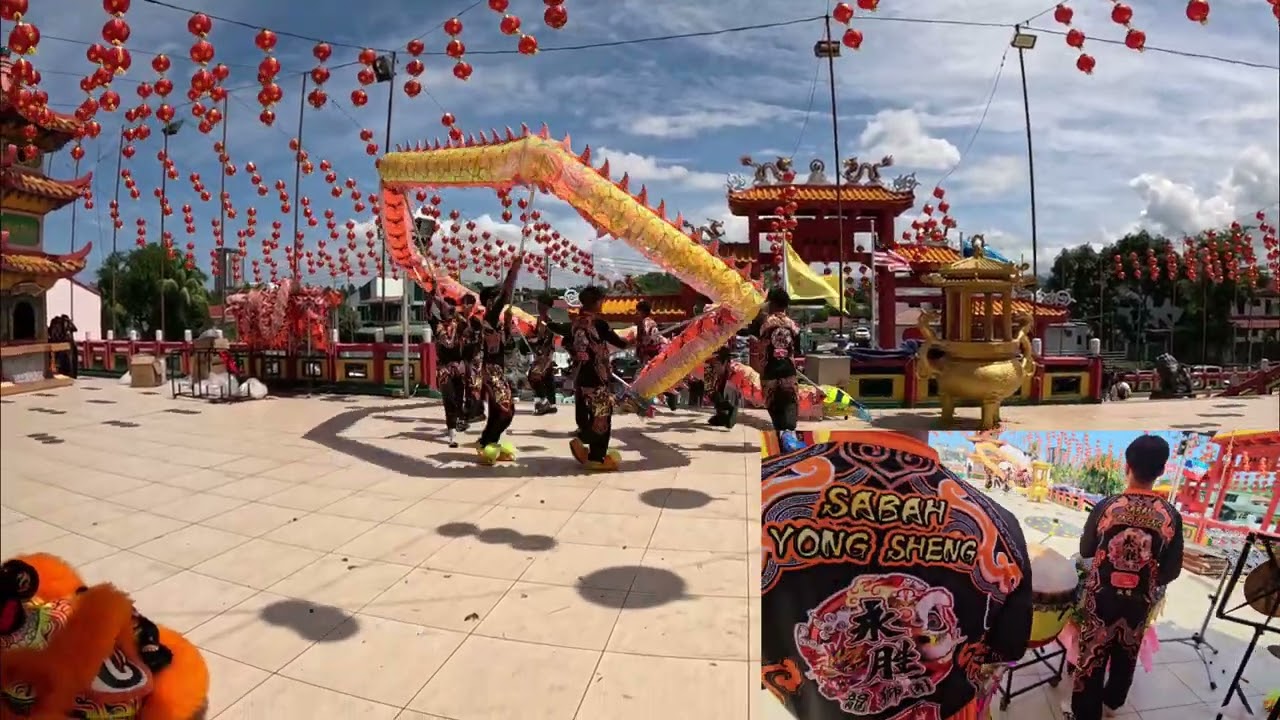 Dragon dance drumming by Yong Sheng Sabah v.1