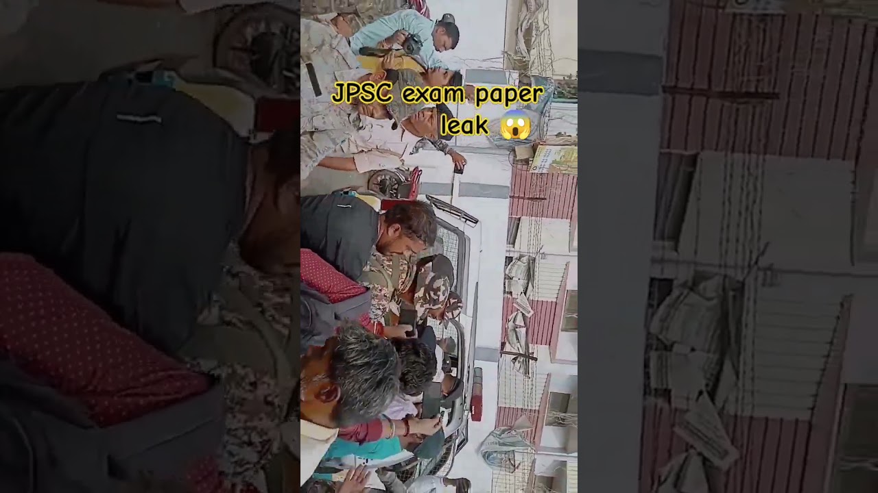 JPSC exam paper leak 😱 #shorts