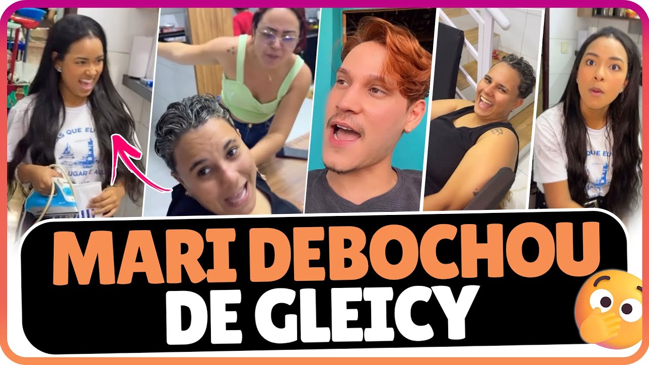 GLEICY SE CONVERTOU E OLHA A REAÇÃO QUE MARI TEVE AO VER ELA 🫢 #luelvesfelix