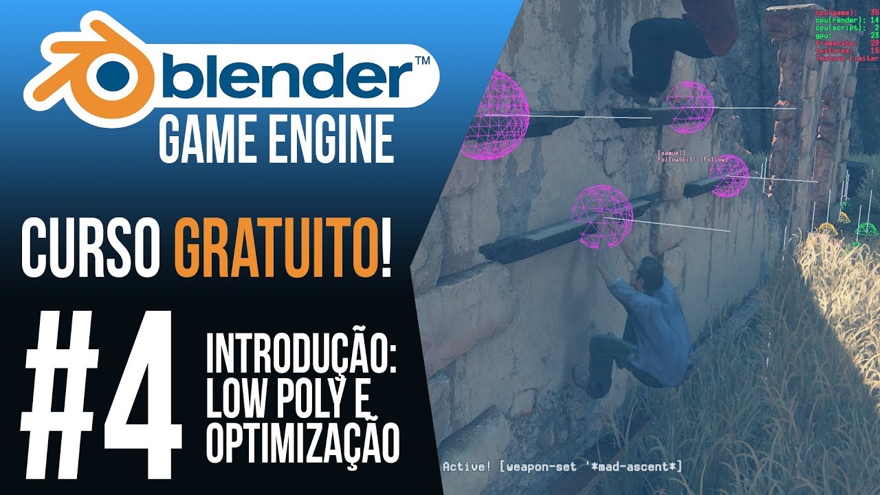 Modelagem Low Poly e Optimização - Curso Blender Game Engine [M2EP1]