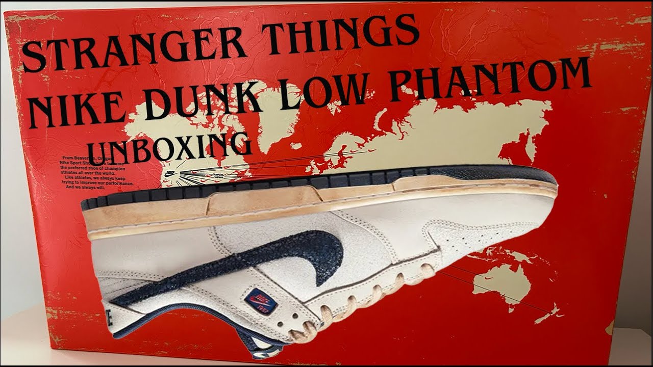 Toys in the Bedroom - Stranger Things Nike Dunk Low Phantom Unboxing - 