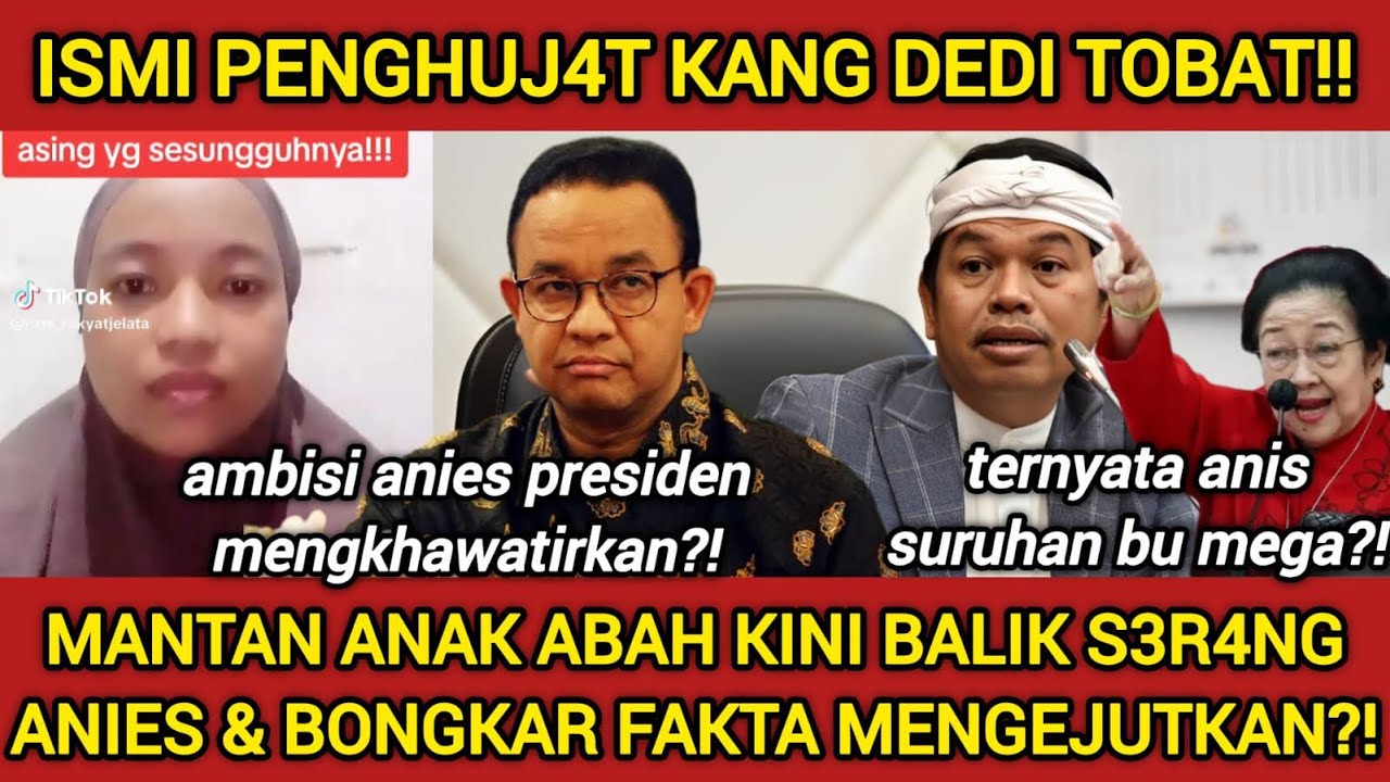 MANTAN PENDUKUNG ANIS TOBAT⁉️DULU HINA KDM KINI BONGKAR KEBUSUKAN ANIS BASWEDAN! ADA MEGAWATI?!