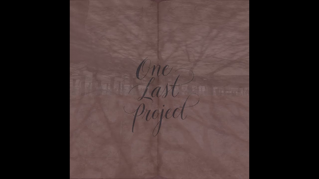 Journal Entry 13 - One Last Project