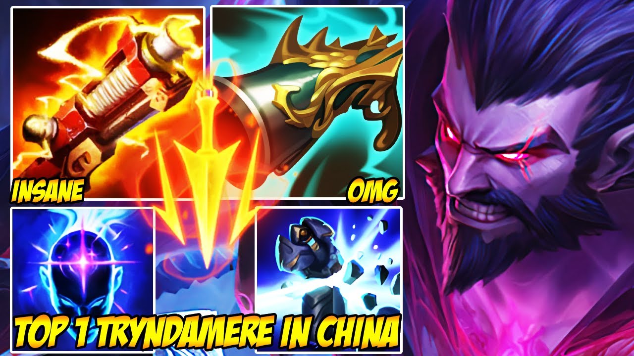 WILD RIFT CHINA TOP 1 TRYNDAMERE - THE BEST WAY TO PLAY TRYNDAMERE!